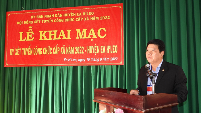 47 thí sinh tham gia kỳ xét tuyển công chức cấp xã năm 2022 – huyện Ea H’Leo